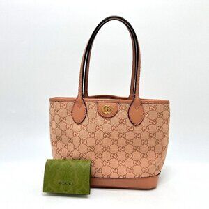 GUCCI 742102 GGCanvas Ophidia GG Small Hand bag Tote Bag